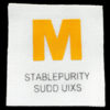 Нашивка M STABLEPURITY SUDD UIXS белый/желтый 4.5*4.5см0
