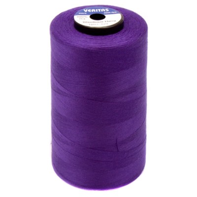 Нитки швейные 100% PE 40/2 цв S-029 фиолетовый темный (боб 5000ярдов) VERITAS0