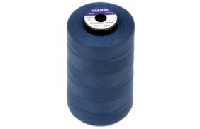 нитки швейные 100% pe 40/2 цв s-074 синий темный (боб 5000ярдов) veritas купить по 119 - в интернет - магазине Веллтекс | .