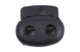 фиксатор пластик 101-б цв черный для двух шнуров (шнур 5мм) (уп 250 шт) пп купить по 2.13 - в интернет - магазине Веллтекс | .