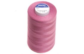 нитки швейные 100% pe 40/2 цв s-276 розовый темный (боб 5000ярдов) veritas купить по 119 - в интернет - магазине Веллтекс | .