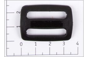 пряжка двухщелевая 25мм пластик цв черный (уп 100шт) дщ-25 пп купить по 1.3 - в интернет - магазине Веллтекс | .
