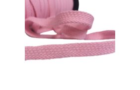 шнур для одежды плоский 15мм, 100хб, цв розовый/130 (катушка 50м) bombacio купить по 13.5 - в интернет - магазине Веллтекс | .