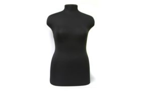 манекен женский р48 (96-77,2-104) твёрдый цв чёрный ост купить по цене 4650 руб - в интернет-магазине Веллтекс | 