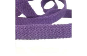 шнур для одежды плоский 15мм, 100хб, цв фиолетовый/134 (катушка 50м) bombacio купить по 13.5 - в интернет - магазине Веллтекс | .