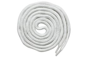 шнур круглый хлопок белый 0,5см (длина 130см) купить по 37.07 - в интернет - магазине Веллтекс | .
