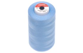 нитки швейные 100% pe 50/2 цв s-066 голубой темный (боб 5000ярдов) veritas купить по 107 - в интернет - магазине Веллтекс | .