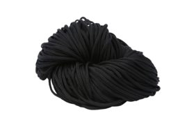 шнур для одежды круглый цв черный 5мм (уп 100м) 5-02 купить по 1.95 для тактического снаряжения в  