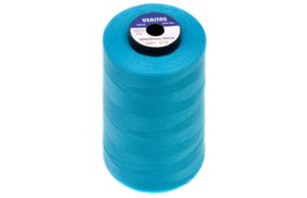 нитки швейные 100% pe 40/2 цв s-370 голубой яркий (боб 5000ярдов) veritas купить по 119 - в интернет - магазине Веллтекс | .