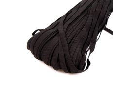резинка плетеная продежная цв черный 010мм (уп 100м) купить по 8.6 - в интернет - магазине Веллтекс | .