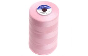 нитки швейные 100% pe 40/2 цв s-372 розовый (боб 5000ярдов) veritas купить по 119 - в интернет - магазине Веллтекс | .