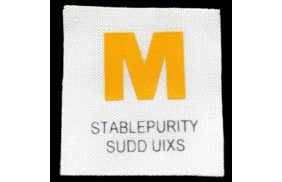 нашивка m stablepurity sudd uixs белый/желтый 4.5*4.5см купить по 20 - в интернет - магазине Веллтекс | .