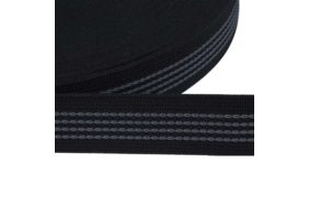 резинка тканая с латексом 3*4 цв черный 025мм (уп 25м) ekoflex купить по 42.4 для тактического снаряжения в  