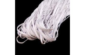 резинка плетеная продежная цв белый 004мм (уп 50м) ekoflex купить по 3.2 - в интернет - магазине Веллтекс | .