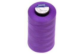 нитки швейные 100% pe 40/2 цв s-218 фиолетовый яркий (боб 5000ярдов) veritas купить по 119 - в интернет - магазине Веллтекс | .