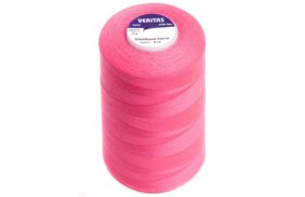 нитки швейные 100% pe 40/2 цв s-516 розовый яркий (боб 5000ярдов) veritas купить по 119 - в интернет - магазине Веллтекс | .