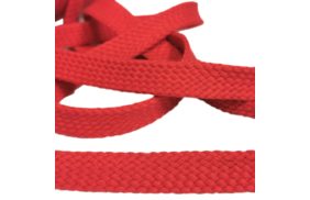 шнур для одежды плоский 15мм, 100хб, цв красный/126 (катушка 50м) bombacio купить по 13.5 - в интернет - магазине Веллтекс | .