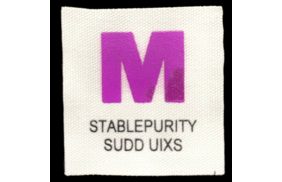 нашивка m stablepurity sudd uixs белый/сирень 4.5*4.5см купить по 20 - в интернет - магазине Веллтекс | .