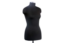 манекен женский р44 (88-68,8-96) твёрдый цв чёрный ост купить по цене 4650 руб - в интернет-магазине Веллтекс | 
