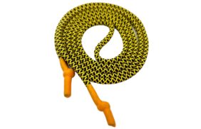 шнур круглый 5мм цв желто-черный оранжевый декор наконечник узел (длина 135см) купить по цене 60 руб для домашнего шитья - в интернет-магазине Веллтекс | 