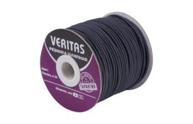 резинка шляпная цв серый тёмный 2мм (уп 50м) veritas s-156 купить по 3.6 - в интернет - магазине Веллтекс | .