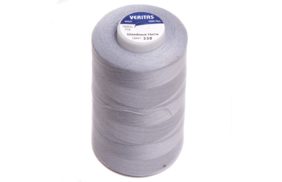 нитки швейные 100% pe 40/2 цв s-330 серый (боб 5000ярдов) veritas купить по 119 - в интернет - магазине Веллтекс | .