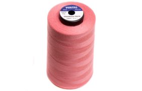 нитки швейные 100% pe 40/2 цв s-002 розовый грязный (боб 5000ярдов) veritas купить по 119 - в интернет - магазине Веллтекс | .