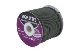 резинка шляпная цв зелёный тёмный 2мм (уп 50м) veritas s-190 купить по 3.6 - в интернет - магазине Веллтекс | .