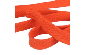 шнур для одежды плоский 15мм, 100хб, цв оранжевый/008 (катушка 50м) bombacio купить по 13.5 - в интернет - магазине Веллтекс | .