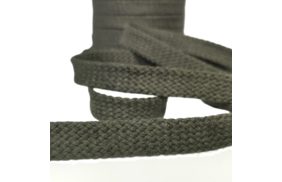 шнур для одежды плоский 15мм, 100хб, цв хаки темный/131 (катушка 50м) bombacio купить по 13.5 - в интернет - магазине Веллтекс | .