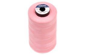 нитки швейные 100% pe 40/2 цв s-322 розовый персиковый (боб 5000ярдов) veritas купить по 119 - в интернет - магазине Веллтекс | .