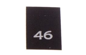 р046пч 46 - размерник - черный (уп.200 шт) купить по цене 115 руб - в интернет-магазине Веллтекс | 