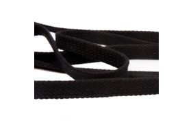 шнур для одежды плоский 15мм, 100хб, черный/111 (катушка 50м) bombacio купить по 13.5 - в интернет - магазине Веллтекс | .